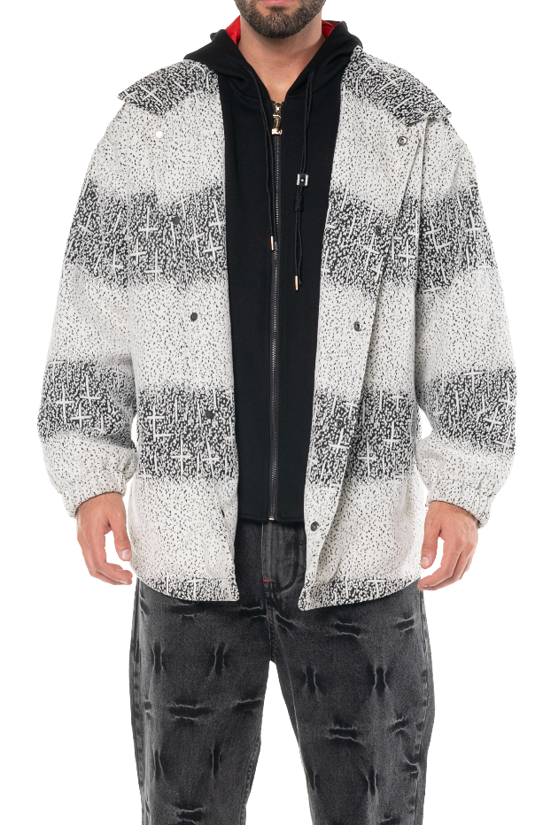 CHAQUETA SESTIERE BLANCO NEGRO MASCULINO CLEMONT