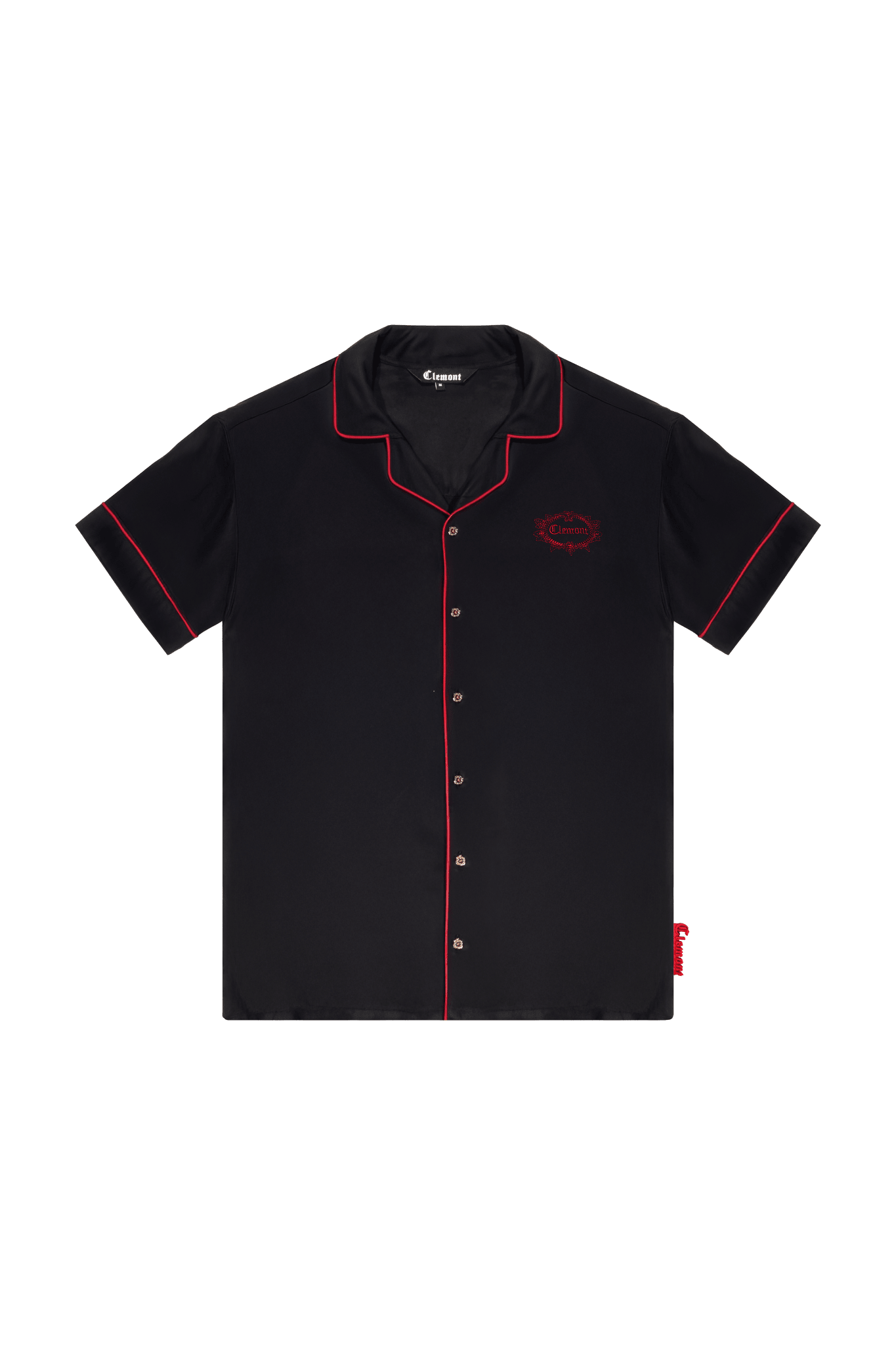 CAMISA DINAMO NEGRO ROJO MASCULINO CLEMONT - CLEMONT, LLC