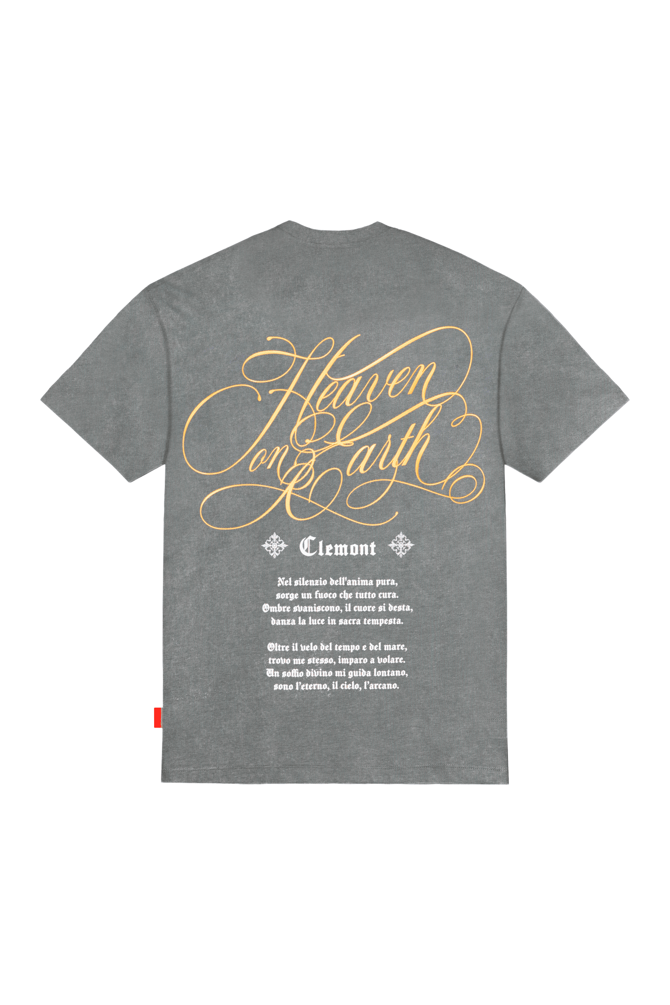 CAMISETA MASCULINO INQUIETANTE GRIS OSCURO CLEMONT - CLEMONT, LLC