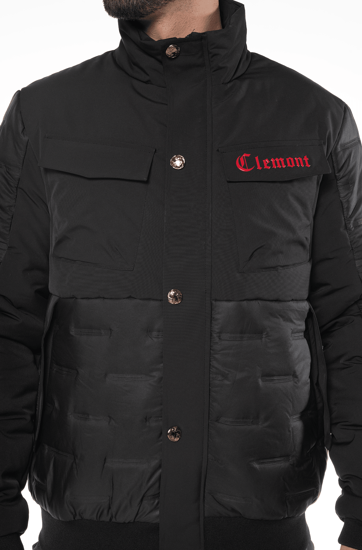 CHAQUETA TRADIMENTO NEGRO MASCULINO CLEMONT - CLEMONT, LLC