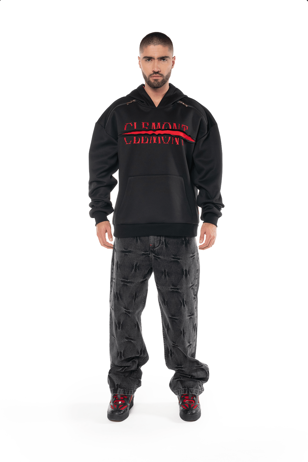 HOODIE DECADUTO NEGRO MASCULINO CLEMONT - CLEMONT, LLC