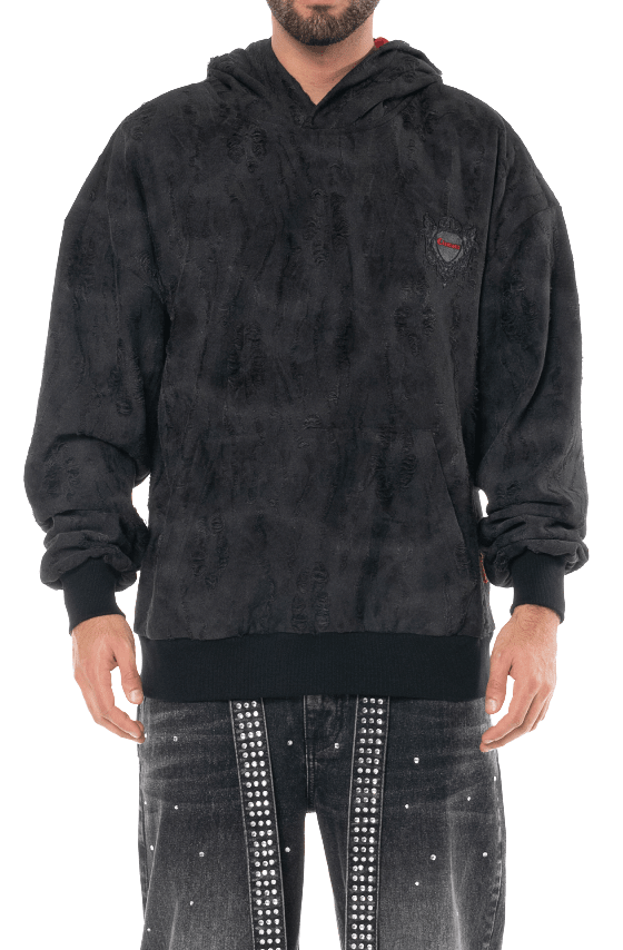 HOODIE DISPERAZIONE NEGRO MASCULINO CLEMONT - CLEMONT, LLC